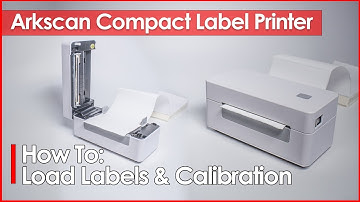 Load Labels & Perfom Label Calibration for Compact Arkscan Label Printer