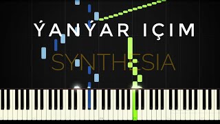 Serdar Annagurbanow Ýanýar içim Synthesia (piano cover) Nowruz Haýtyýew