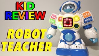 UNBOXING & LETS PLAY! Preschool Learning - Robot Teacher - KID REVIEW! by SainSmart Jr. HAP-P-KID