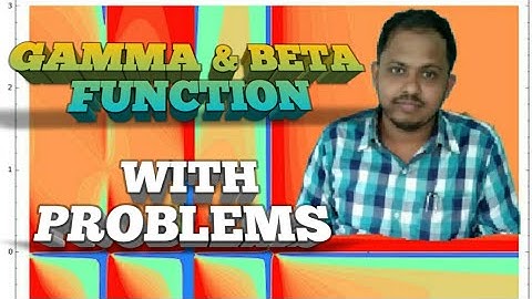 Gamma and Beta Function with Examples