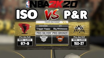 ISO VS PICK & ROLL.. THE BENEFITS OF EACH STYLE - WHICH IS BETTER (NBA 2K20)