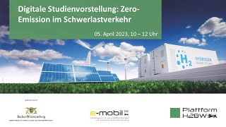 Aufzeichnung: Studienvorstellung H2-Infrastruktur für Nutzfahrzeuge im Fernverkehr