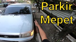 Parkir Mobil Mepet Trotoar - Patokan 1 Titik Aja