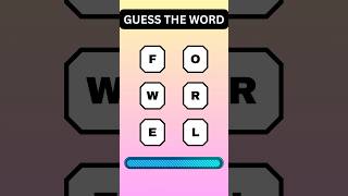 Can you guess? #ytshorts #shorts  #guesstheword #scramble #scramblewordchallenge screenshot 2