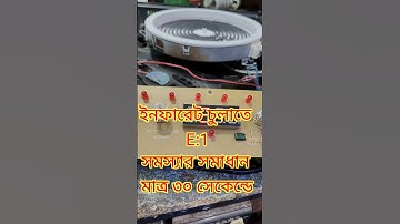 infrared cooker E1Euro problem solution#infrared cooker E1 code problem solution