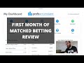 1 Month Matched Betting - Profit Accumulator Review - First Month Profit