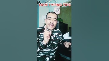hcm typing tips | crpf hcm| #crpfhcm #rakeshfoji
