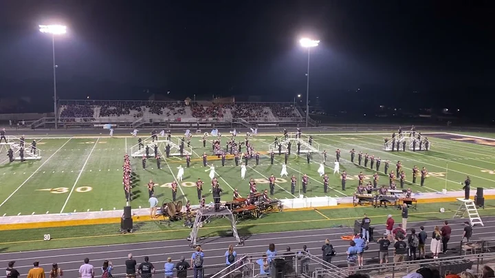 Plainfield North Marching Tigers at the 2022 Victo...