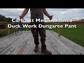 Carhartt Men's Washed Duck Work Dungaree Pant Review