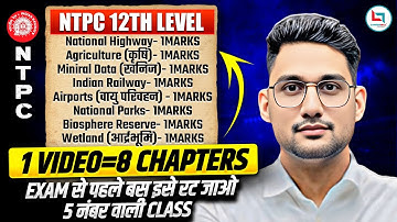 💯5 Marks पक्के! NTPC 12th Level Geography Important Mapping | RRB NTPC By Vikas Rana Sir