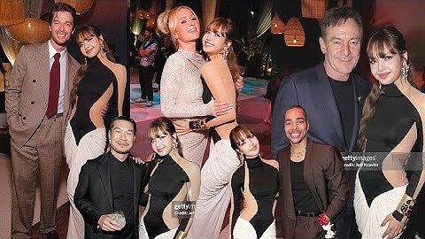 Lisa with Patrick Schwarzenegger and other celebrity at The White Lotus premiere Party in LA