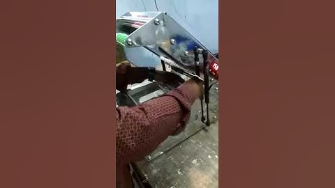 Rectangle tray Sealing Machine