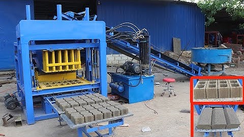 QT4-20 hydraulic concrete block making machine for hollow block, interlocking pavement pavers, kerb