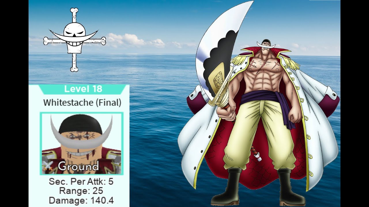 Whitestache (Final) - Whitebeard (Final), Roblox: All Star Tower Defense  Wiki