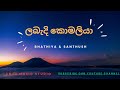    bhathiya  santhush  labandi komaliya  lyrics  anju music studio