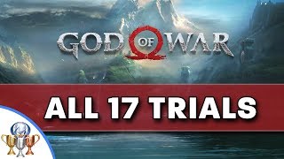 God of War - All 17 Muspelheim Trials (Normal, Hard and Impossible) Fire and Brimstone Trophy