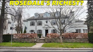 Toronto's Old Money Hood: Walking Past The Rosedale Homes Of 2 Music Legends & Canada's Richest Man