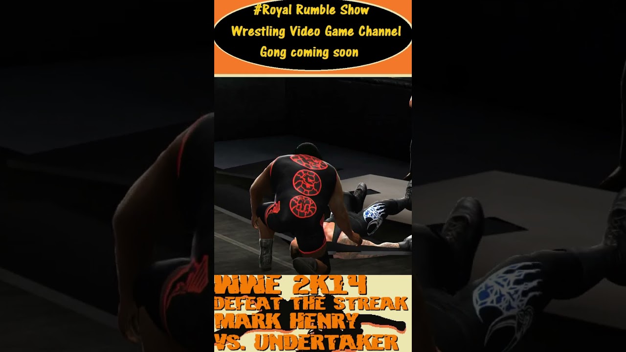 Mark Henry vs. The Undertaker WWE 2K14 - Defeat the Streak (1) #royalrumbleshow
