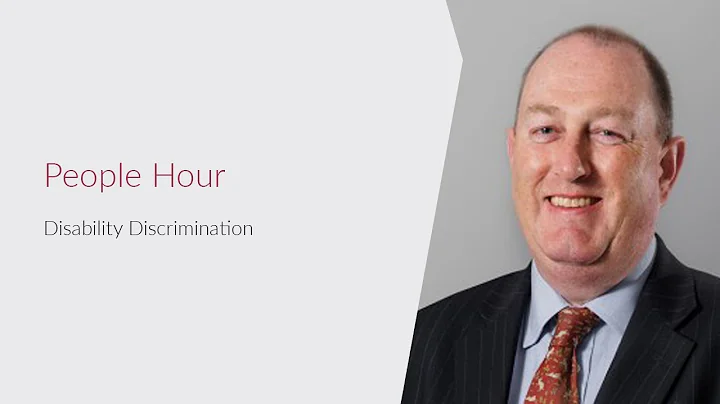 People Hour - Disability Discrimination, By Employ...
