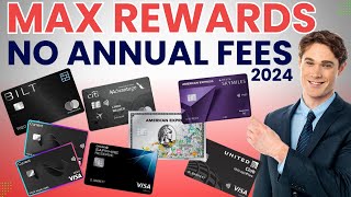 6 BEST Rewards Credit Cards (No Annual Fees!) 2024 screenshot 3