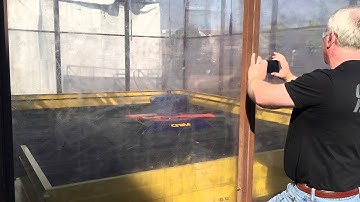 ICEWAVE during a safety and spin up test.