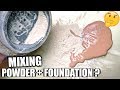 MIXING POWDER WITH FOUNDATION??  HIT OR MISS?