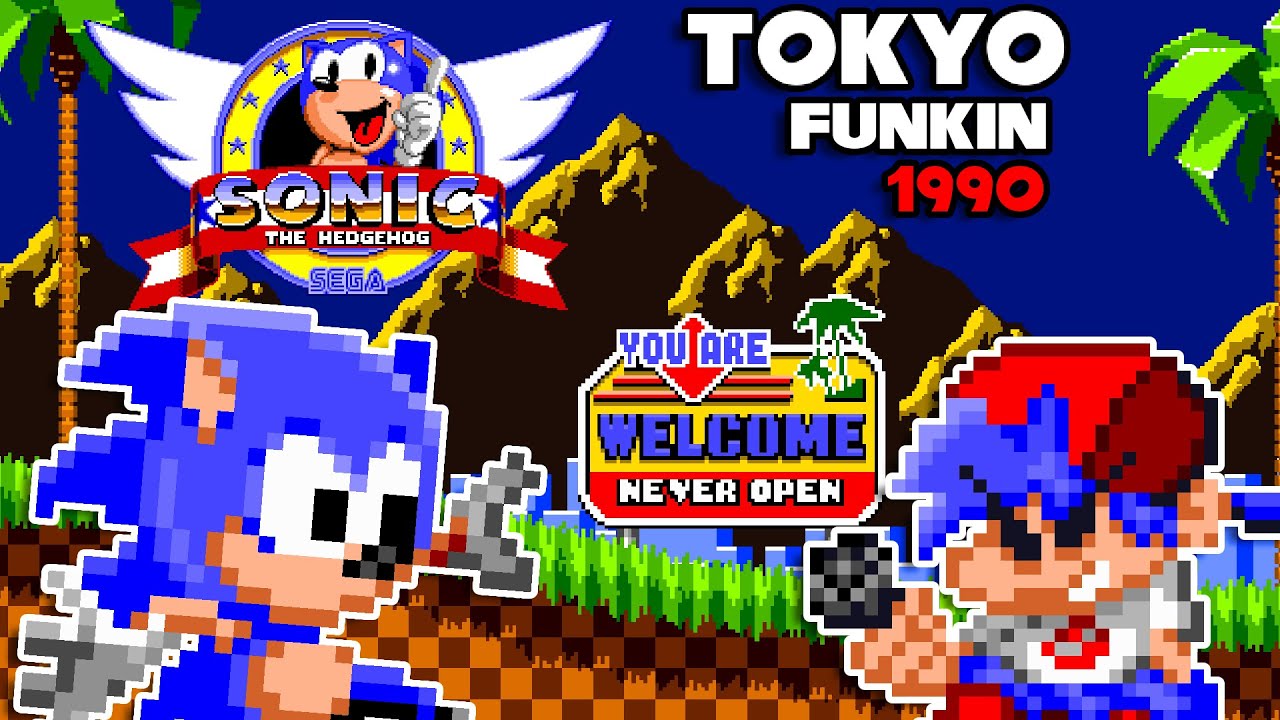 fnf-tokyo-funkin-1990-an-fnf-oneshot-mod-sonic-the-hedgehog-youtube