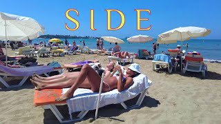 SIDE PROMENADE / BEACH JULY TÜRKIYE #turkey #side #beach