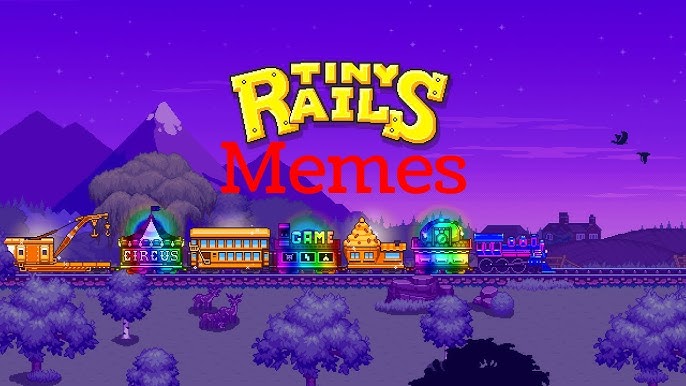 JOGO DE TREM PARA CELULAR ANDROID/IOS - TINY RAILS GAMEPLAY 