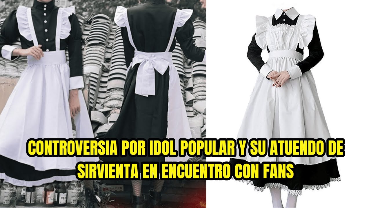 CRÍTICAS Y POLÉMICA TRAS APARICIÓN DE IDOL VESTIDO DE SIRVIENTA EN FIRMA DE AUTÓGRAFOS