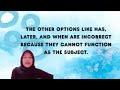TOEFL SKILL 2: Becareful of the subject of preposition