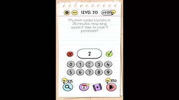 Brain Test Tricky Puzzles Level 313 Walkthrough