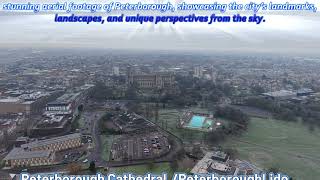 drone flyover of Peterborough