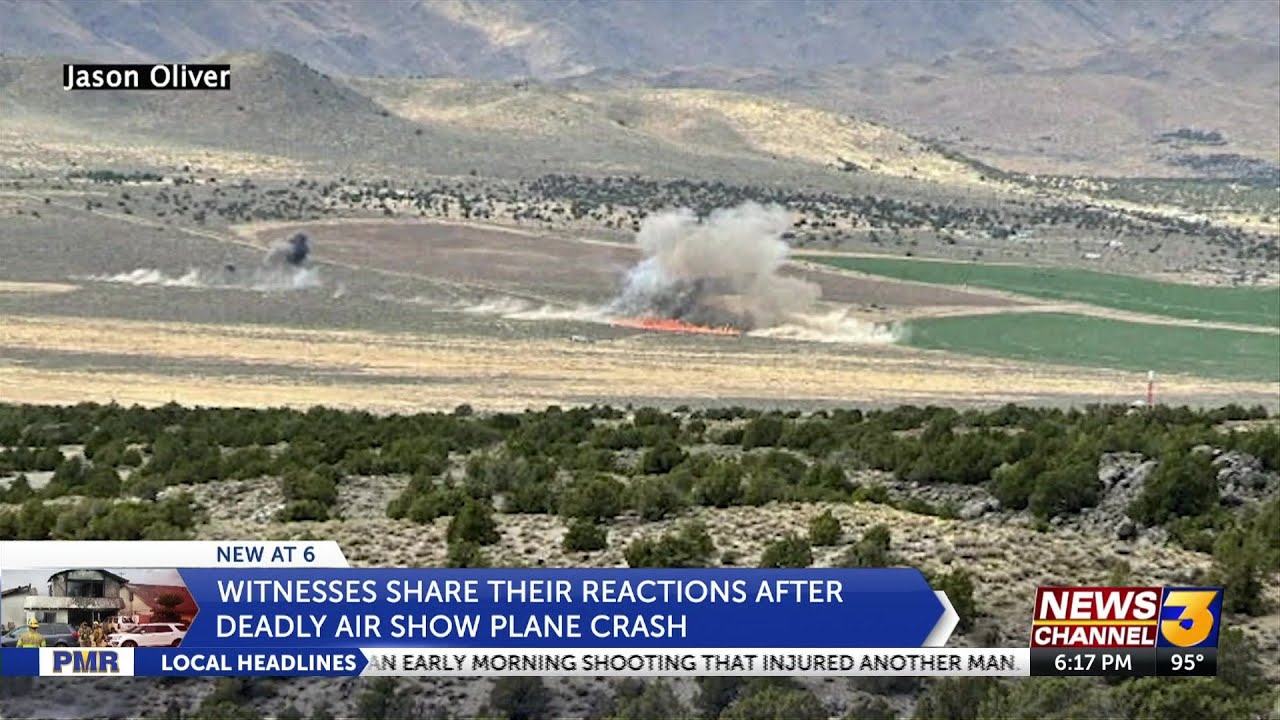 Jet Crash Reno Palm Springs Air Museum offiical witnesses deadly plane crash at Reno ...