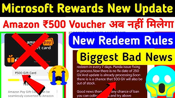 Microsoft Rewards Biggest Update🥺New Good + Bad News😩| Aasif Sheikh28