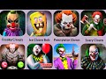 Scary Clown,Pennywise Granny,Killer Clown,Ice Clown Bob,Horror Clown Survival
