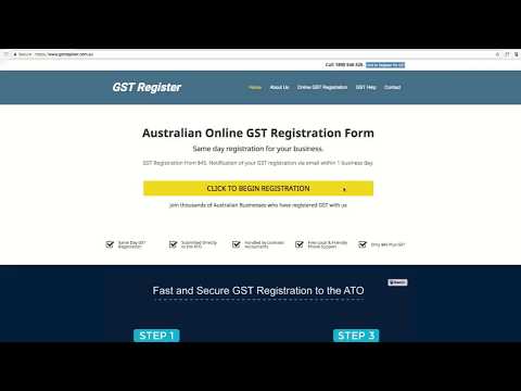 How to register for gst online in australia 2018 this is an easy and quick option direct the ato through a registered tax agent. but b...