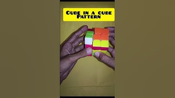 How to make cube in a cube pattern#shorts #trending