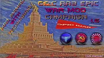 C&C Red Alert 3 Epic War Mod 1.6 CO-OP Allied Missions 1 Brighton Beach  {Real 4k}