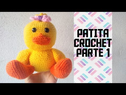 Pato(a) a Crochet - Amigurumi Parte #1 de 3 - Peluche Ganchillo 💖🙌 @TejidosKatyta
