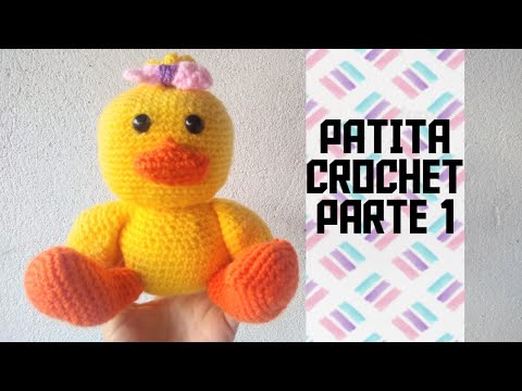 Pato(a) a Crochet - Amigurumi Parte #1 de 3 - Peluche Ganchillo 💖🙌  @TejidosKatyta