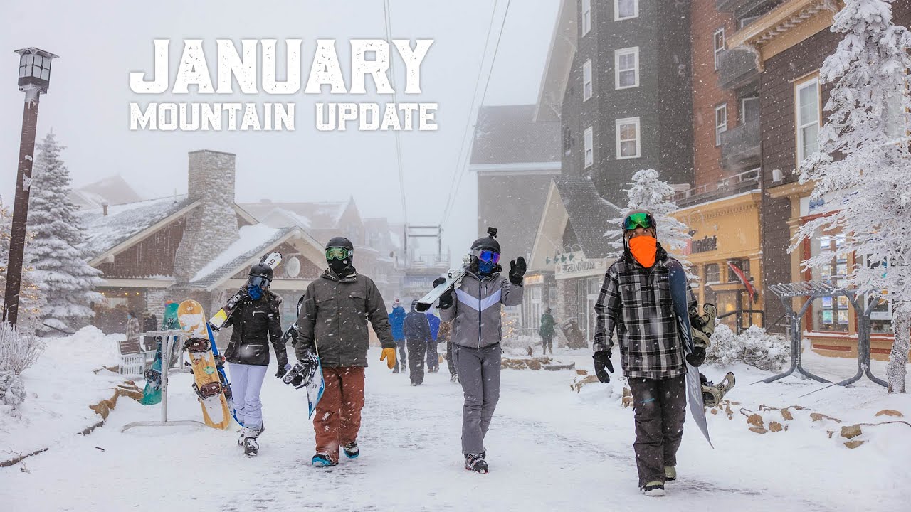 Snowshoe Mountain January Update YouTube