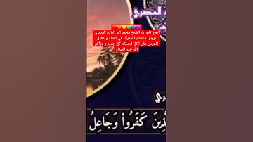 ❤️🧡💛💚أروع تلاوات الشيخ محمد أبو اليزيد المصري علي الإطلاق ❤️🧡💛💚