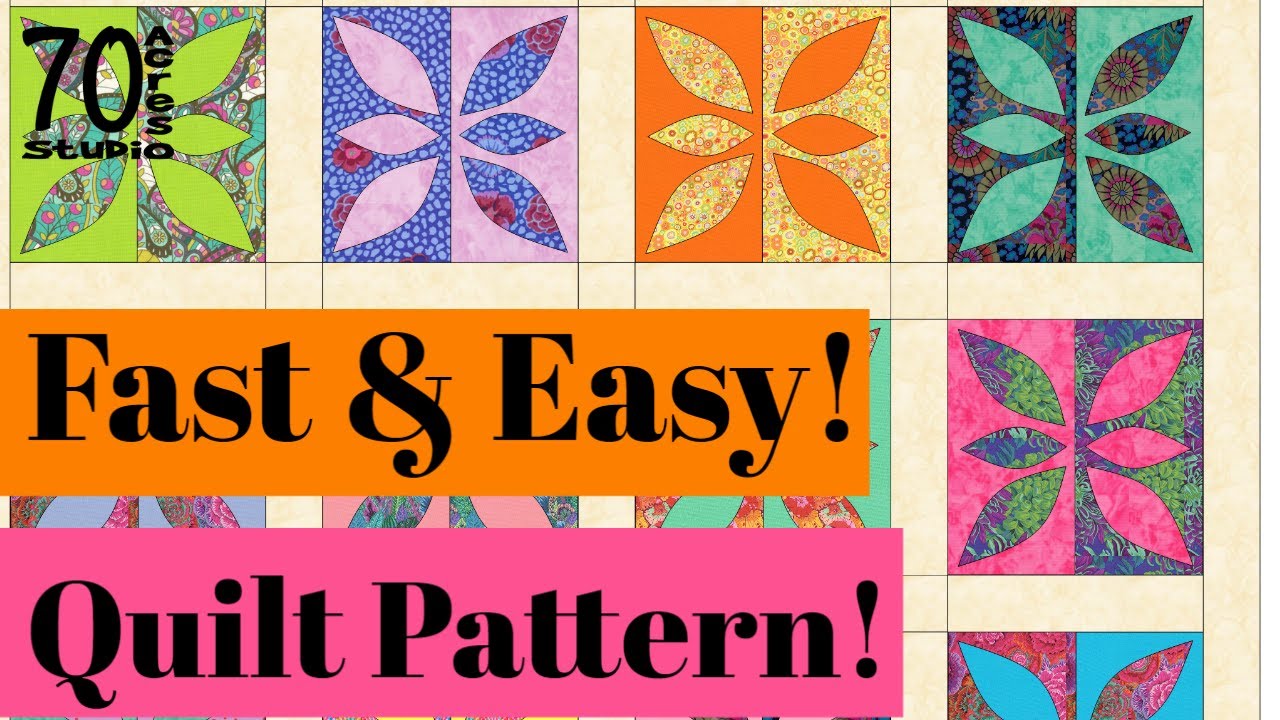 Oppisite Patterns A NEW ORIGINAL Applique PATTERN! Opposites Attract - YouTube