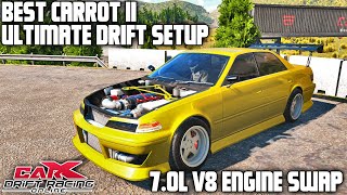 CarX Drift Racing Online - Best Carrot II Ultimate Drift Setup (7.0L V8 Engine Swap)