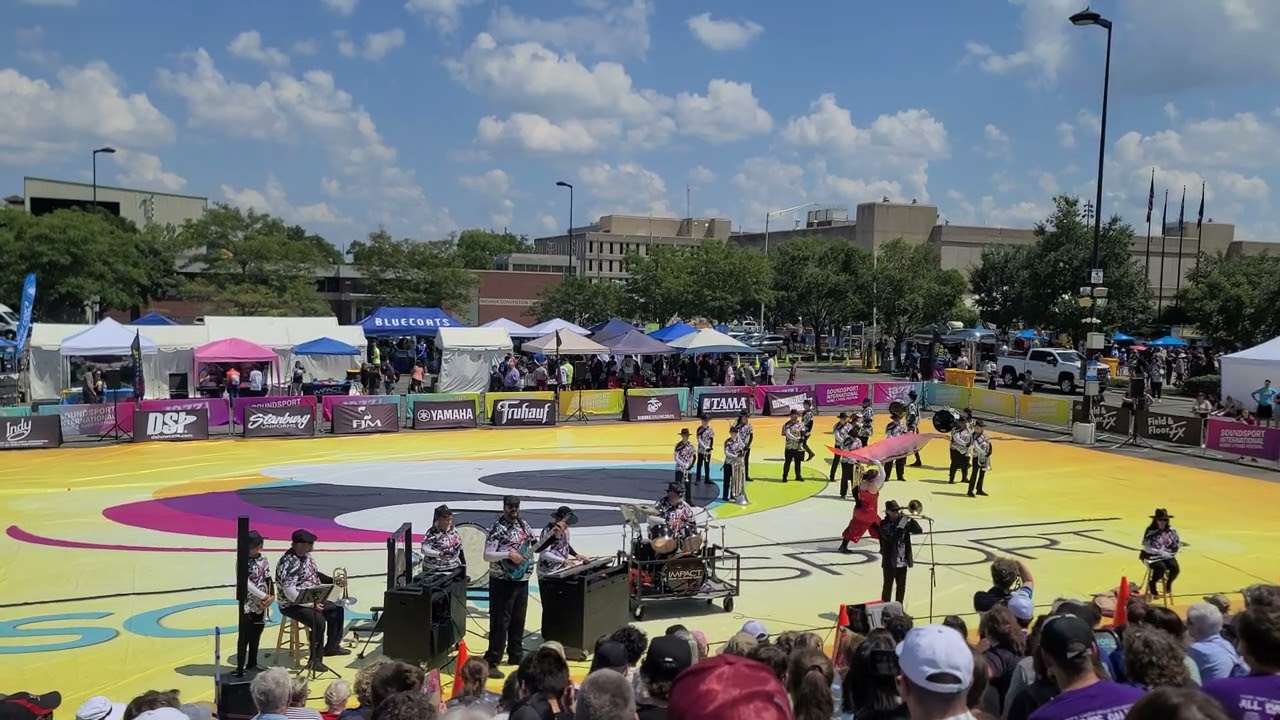 IMPACT Drum & Bugle Corps performs "Notes on a Page," at the DCI SoundSport Finals Indy IN 08/09/25