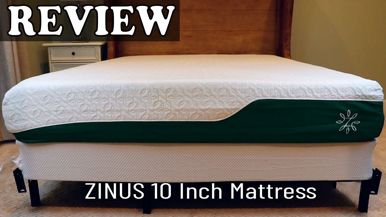 zinus 10 inch green tea mattress review