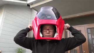 gpz900r ヘッドライト整備　アッパーカウル脱着　その１