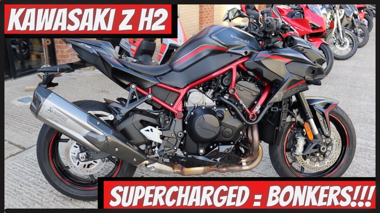Kawasaki Z H2Supercharged Super Naked motorcycles = Bonkers