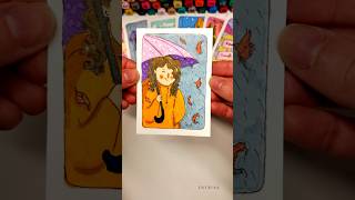A Girl in the Rain 🌧️ | Drawing process #art #drawing #fypシ゚viral